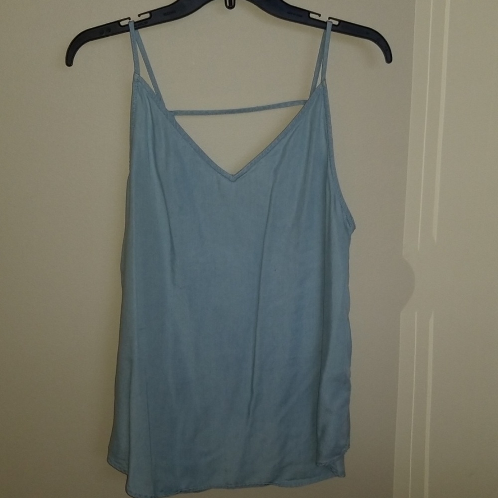 Sky blue tank top